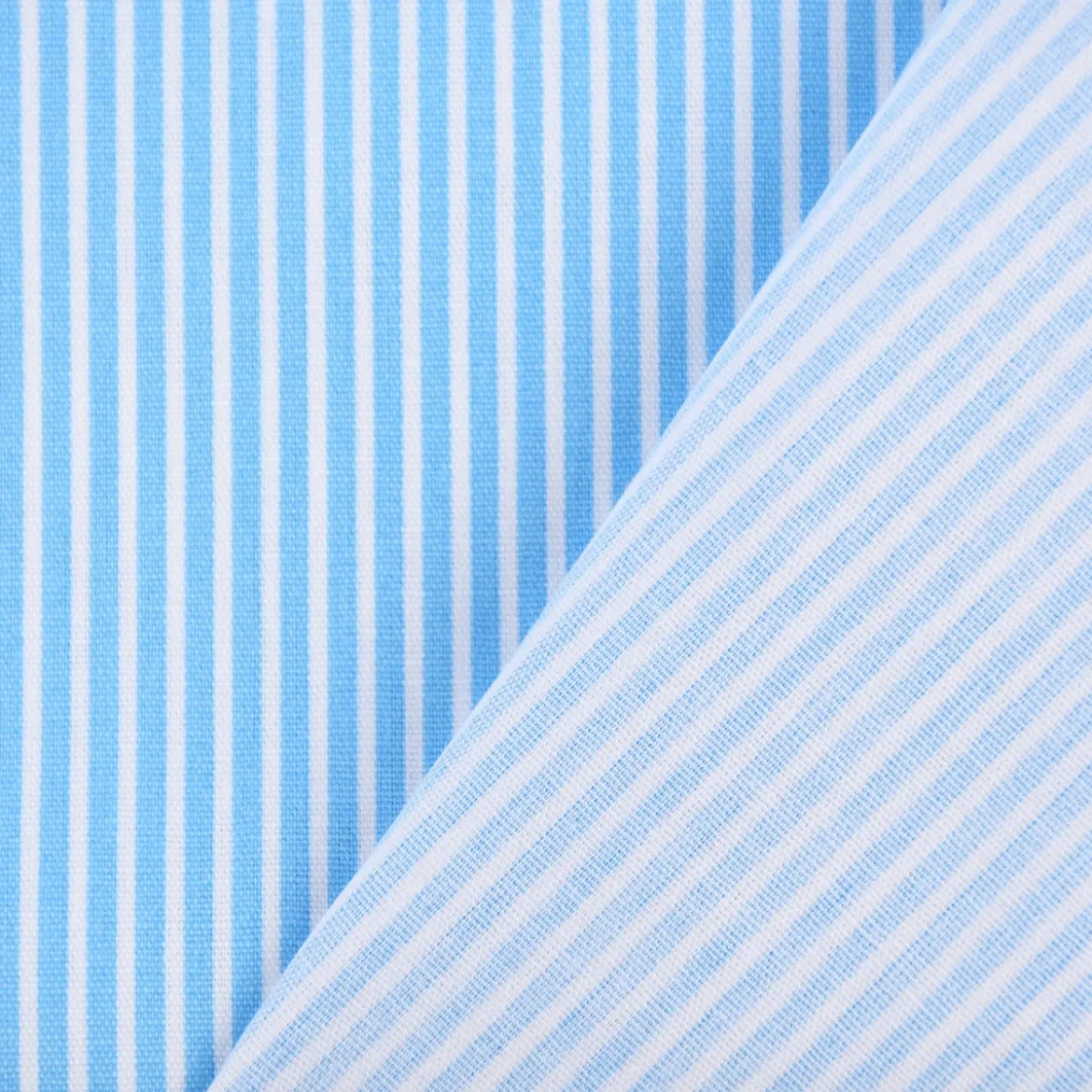 Baumwollstoff Streifen blau weiß 1,4m Breite
