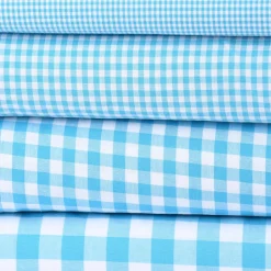 Baumwollstoff Streifen blau weiß 1,4m Breite