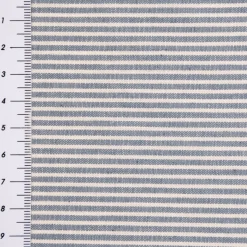 Baumwollstoff Streifen leichte Webware Tissee Country jeansblau ecru 1,45m breit