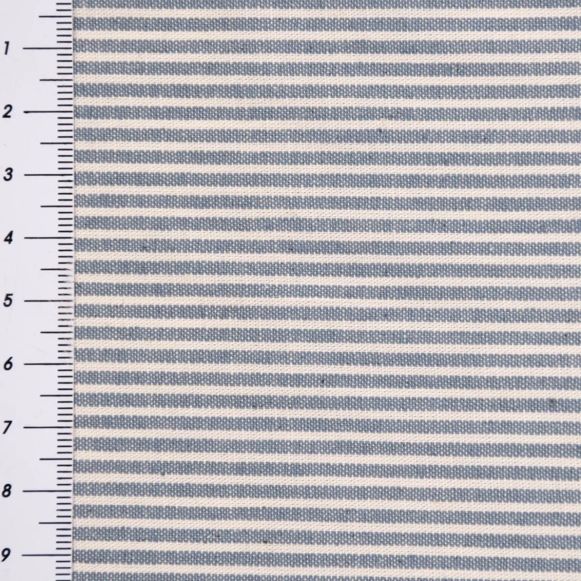 Baumwollstoff Streifen leichte Webware Tissee Country jeansblau ecru 1,45m breit