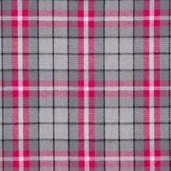 Baumwollstoff Trachten Kariert grau pink schwarz 1,50m Breite