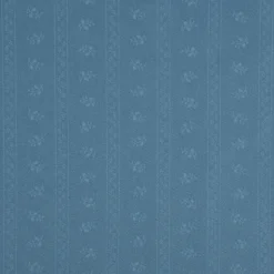 Baumwollstoff Trachten Ranken Blätter Ornamentstreifen graublau hellblau 1,50m Breite