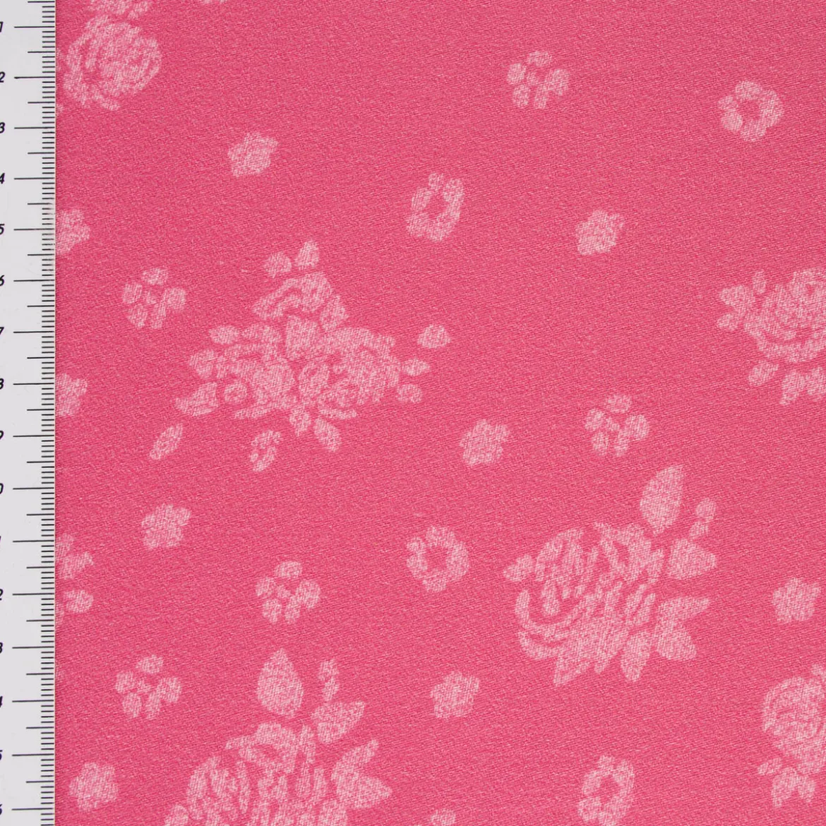 Baumwollstoff Trachten Rosen pink rosa 1,50m Breite