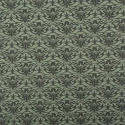 Baumwollstoff Trachtenstoff Classic Ornamente klein grün feinfädig und seidig glatt 1,40m Breite