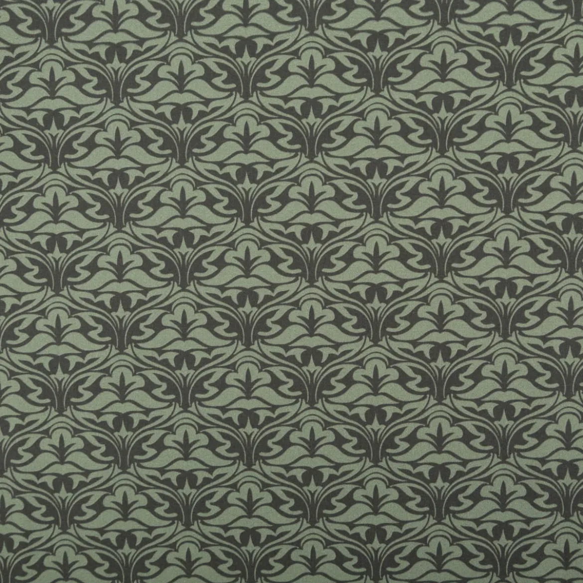 Baumwollstoff Trachtenstoff Classic Ornamente klein grün feinfädig und seidig glatt 1,40m Breite