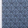 Baumwollstoff Trachtenstoff Classic Ornamente klein blau feinfädig und seidig glatt 1,40m Breite