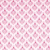 Baumwollstoff Trachtenstoff Retro Ornamente weiß pink feinfädig und seidig glatt 1,40m Breite