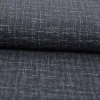Baumwollstoff Trachtenstoff uni meliert Strukturoptik denimblau feinfädig und seidig glatt 1,40m Breite