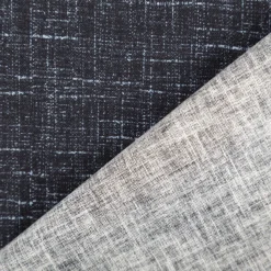 Baumwollstoff Trachtenstoff uni meliert Strukturoptik denimblau feinfädig und seidig glatt 1,40m Breite