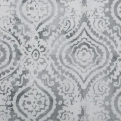 Baumwollstoff Trachtenstoffe Trachten Ornament Barock weiß grau 1,45m Breite
