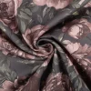 Baumwollstoff Trachtenstoff Classic Rosen dunkelblau altrosa feinfädig und seidig glatt 1,40m Breite