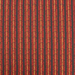 Baumwollstoff Trachten Streifen Ranken Punkte rot dunkelgrün gelb 1,50m Breite