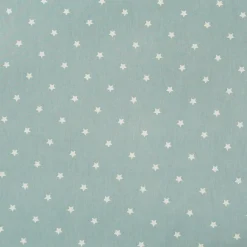 Baumwollstoff Twinkle Sterne graublau weiß Stoff Gardinenstoff Dekostoff