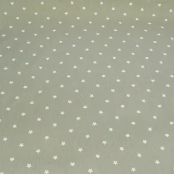 Baumwollstoff Twinkle Sterne grau weiß Stoff Gardinenstoff Dekostoff