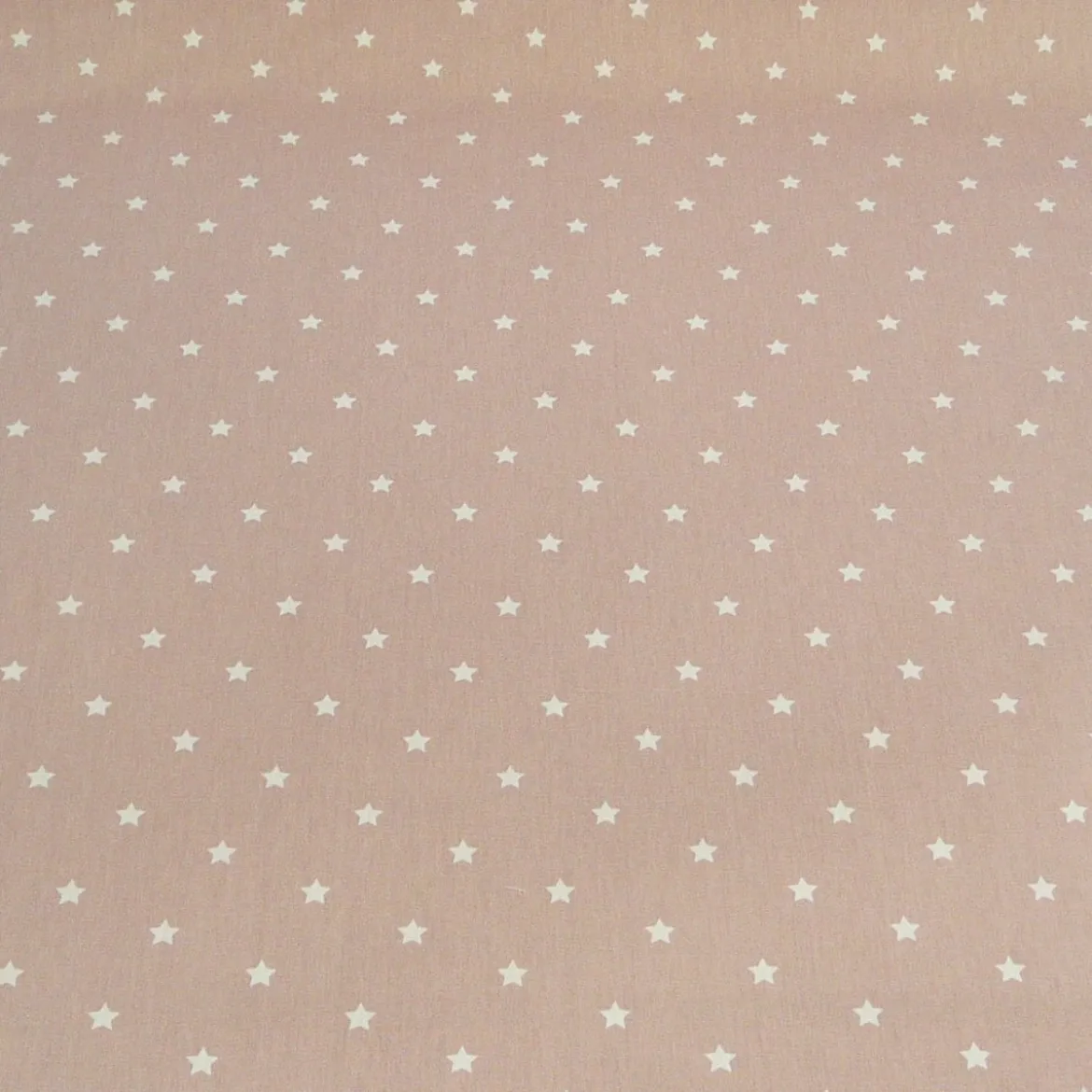 Baumwollstoff Twinkle Sterne altrosa weiß Stoff Gardinenstoff Dekostoff