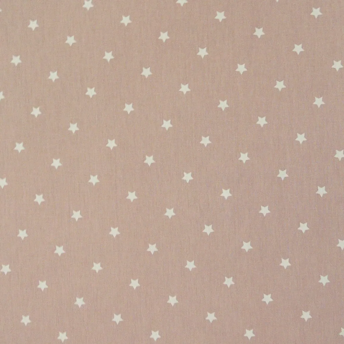 Baumwollstoff Twinkle Sterne altrosa weiß Stoff Gardinenstoff Dekostoff