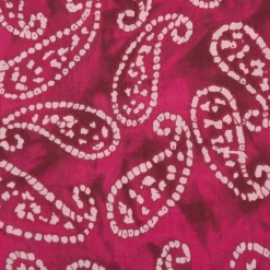 Baumwollstoff Voile Sommerdruck Paisley Pink 1,40m Breite