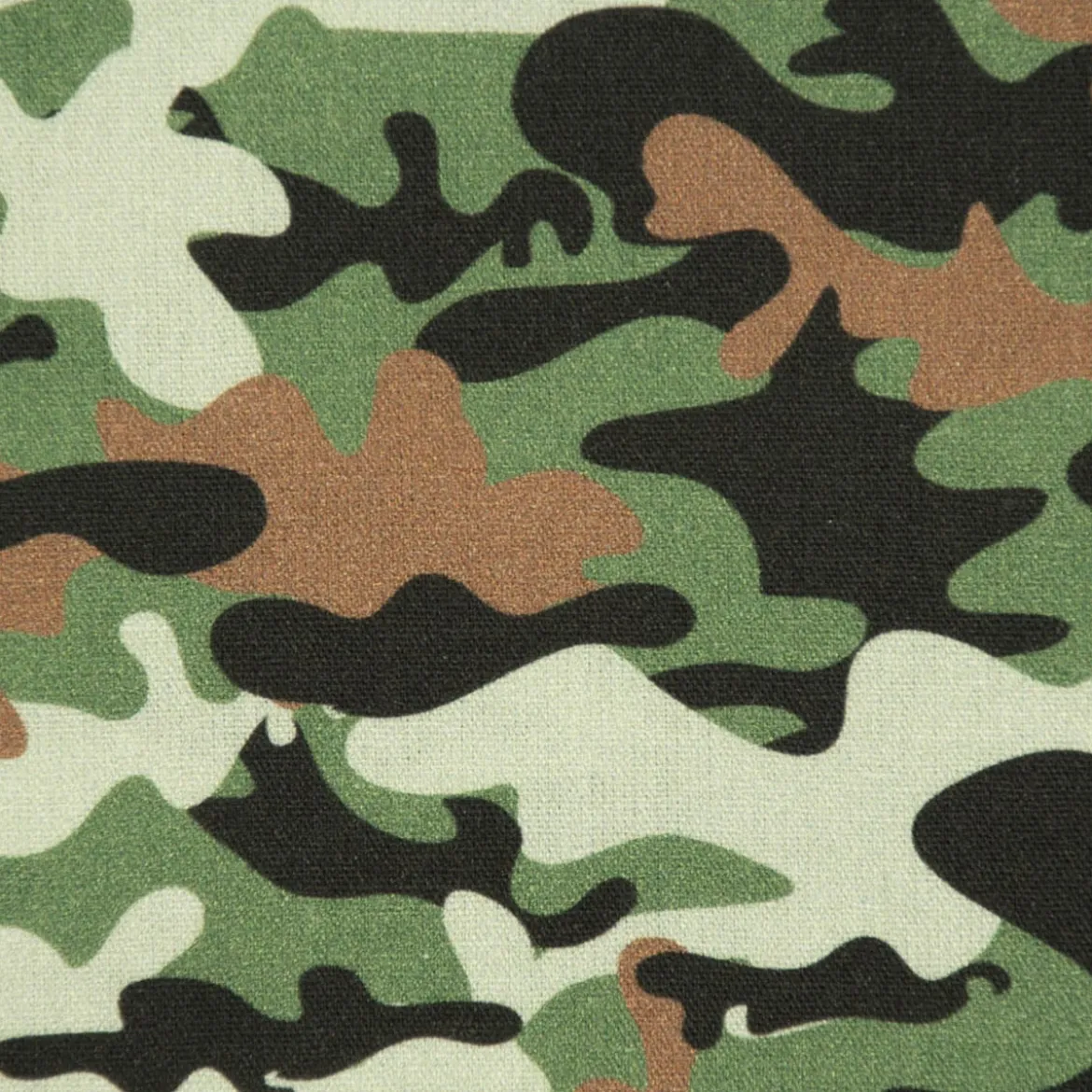 Baumwollstoff Webware Camouflage grün 1,47m Breite