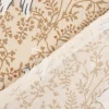 Baumwollstoff Webware Daphne Vögel Tauben Zweige beige 1,47m Breite