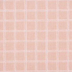 Baumwollstoff Webware Jules Gitter Karo rosa weiß 1,47m Breite