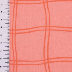 Baumwollstoff Webware Marceau Gitter Karos rosa 1,47m Breite