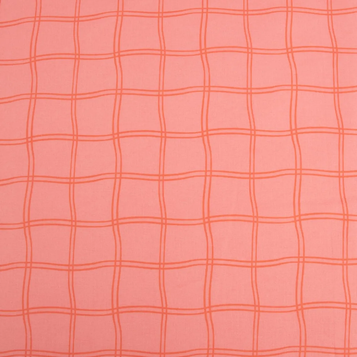 Baumwollstoff Webware Marceau Gitter Karos rosa 1,47m Breite