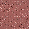 Baumwollstoff Webware Terrazzo terracotta 1,47m Breite