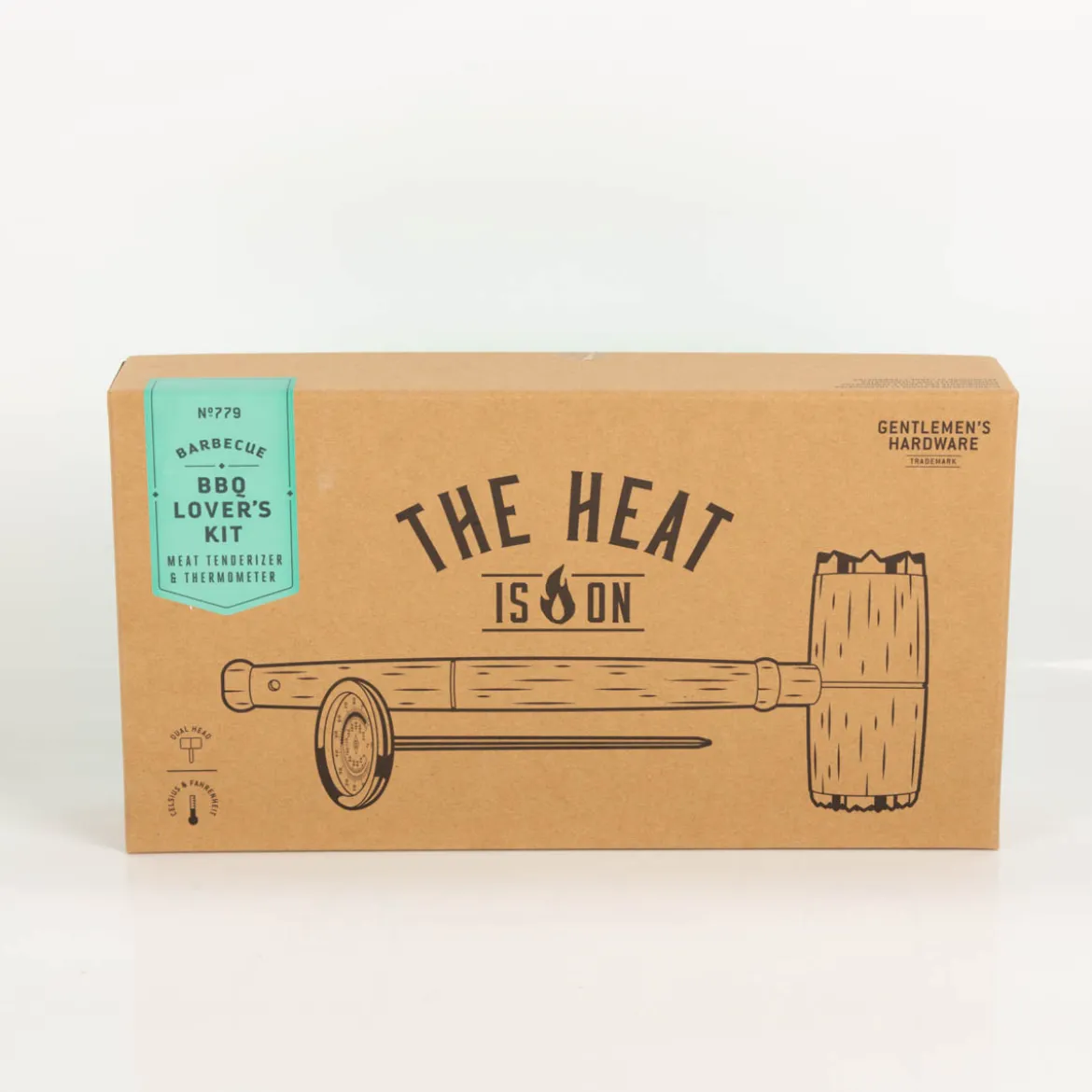BBQ Lovers Kit mit Fleischthermometer und Klopfer von Gentlemen´s Hardware