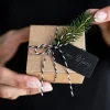 Bäckergarn Geschenk Garn zweifarbig schwarz weiß 50m