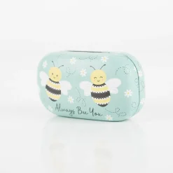 Bee Mini Travel Case Mini-Etui Bienen mintgrün von Sass & Belle ca. 16x6,5x2,5cm