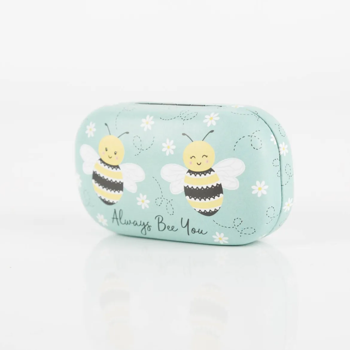 Bee Mini Travel Case Mini-Etui Bienen mintgrün von Sass & Belle ca. 16x6,5x2,5cm