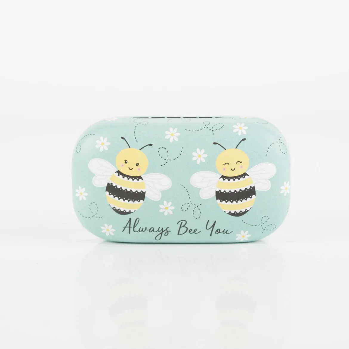 Bee Mini Travel Case Mini-Etui Bienen mintgrün von Sass & Belle ca. 16x6,5x2,5cm