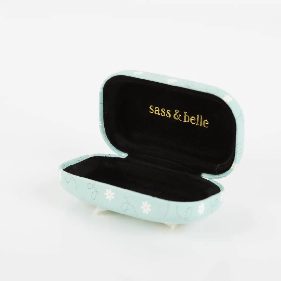 Bee Mini Travel Case Mini-Etui Bienen mintgrün von Sass & Belle ca. 16x6,5x2,5cm