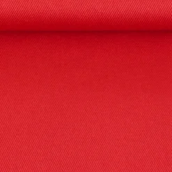 Bekleidungsstoff Baumwoll Köper rot 1,4m Breite