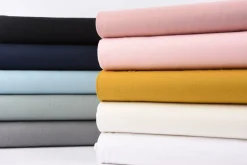 Bekleidungsstoff Baumwollstoff Flanell dünn uni weiß 1,42m Breite