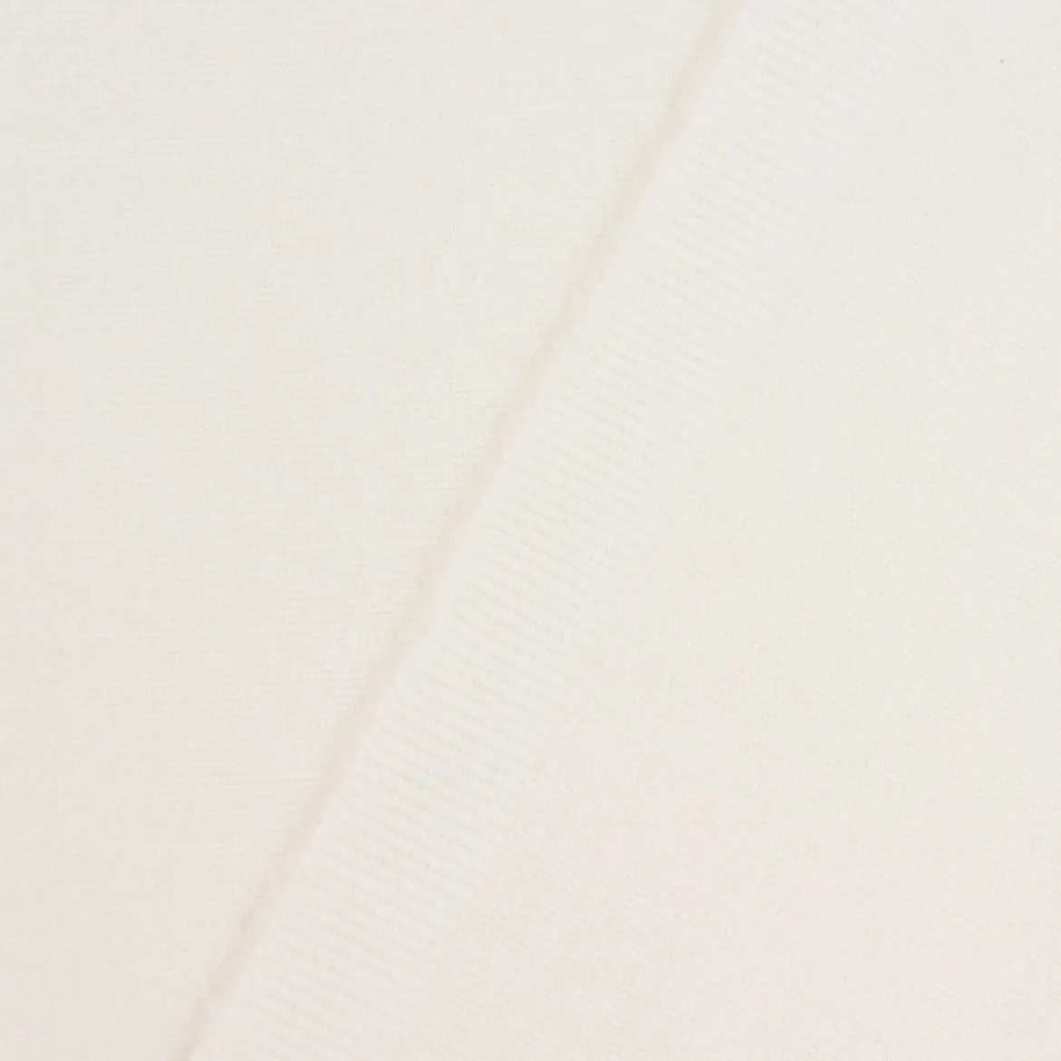 Bekleidungsstoff Baumwollstoff Flanell dünn uni creme 1,42m Breite