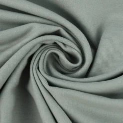 Bekleidungsstoff Baumwollstoff Flanell dünn uni mint 1,42m Breite