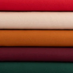 Bekleidungsstoff Baumwollstoff Flanell dünn uni dunkelgrün 1,42m Breite
