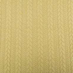 Bekleidungsstoff Cably Zopfmuster einfarbig grün 1,4m Breite