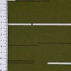 Bekleidungsstoff Chiffon Streifen khaki grün weiß schwarz 1,45m Breite