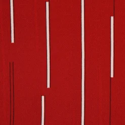 Bekleidungsstoff Chiffon Streifen rot weiß schwarz 1,45m Breite