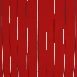 Bekleidungsstoff Chiffon Streifen rot weiß schwarz 1,45m Breite
