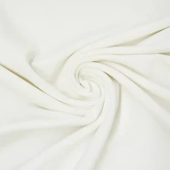 Bekleidungsstoff elastisch Modal einfarbig weiß