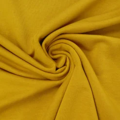 Bekleidungsstoff elastisch Modal einfarbig ocker gelb