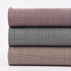 Bekleidungsstoff Hosenstoff Prince de Galles Karo schwarz weiß 1,40m Breite