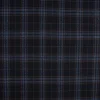 Bekleidungsstoff Karostoff Schottenkaro kariert dunkelblau blau braun 1,45m Breite