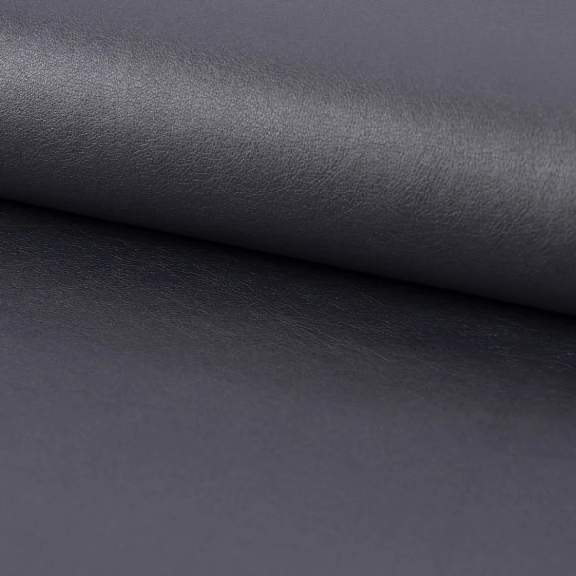 Bekleidungsstoff Kunstleder Lederimitat anthrazit metallic 1,4m Breite