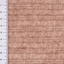 Bekleidungsstoff leichter Viskose Strickstoff fein gerippt braun meliert 1,45m Breite