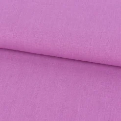 Bekleidungsstoff Leinen 255g/m² einfarbig lila 1,40m Breite