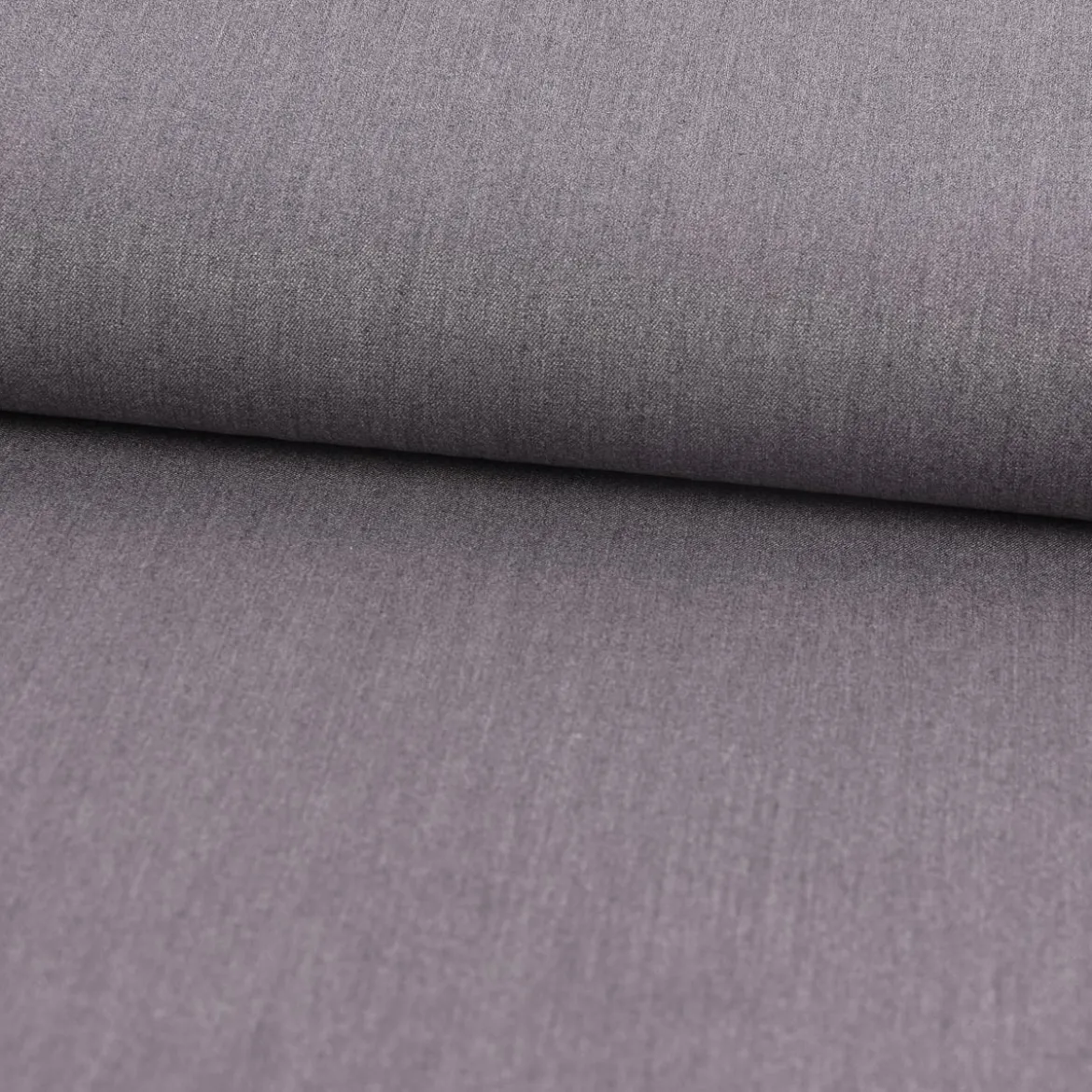 Bekleidungsstoff mit Viskose Barbados uni grau meliert 1,40m Breite
